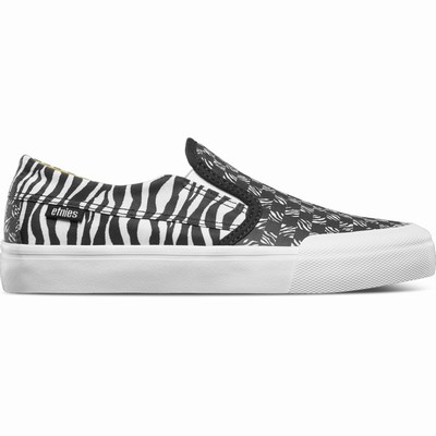 Tenis Etnies LANGSTON Negros/Blancos Para Mujer MX290-MPJ